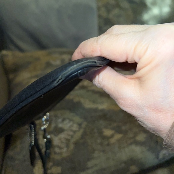 Coach Black Leather Wristlet with Silver Hardware - Picture 10 of 10